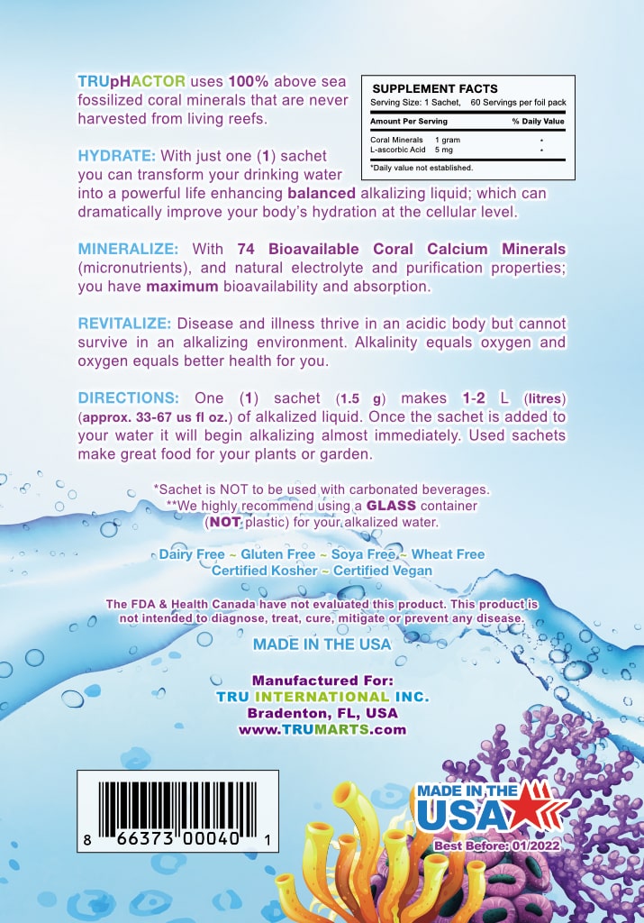 TRUpHACTOR Back Label